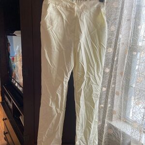 Sincerely Jules Light Cream/Yellow Pants Size 6 NWT